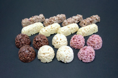 「こわれ」を活用したクランチチョコ